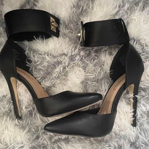 Black High heels with ankle strap
